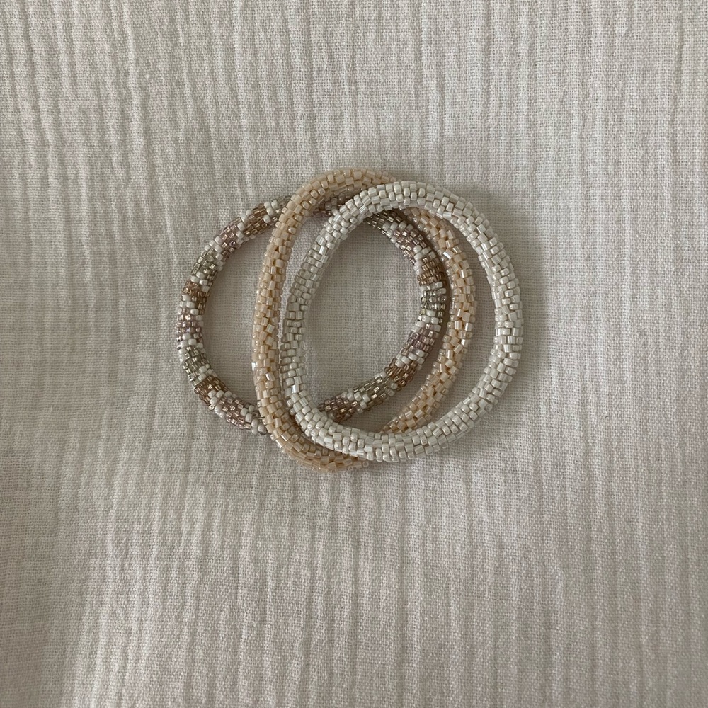 Himalayan Glass Beaded Bracelets